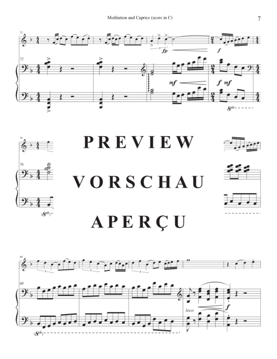 Produktgalerie: Seite 12 von 21 Meditation and Caprice , , (Trompete und Klavier)