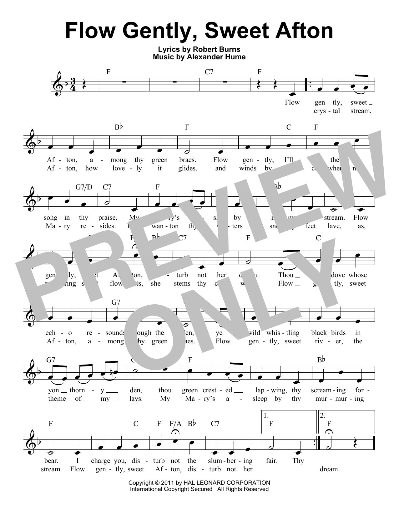 Product picture to: Flow Gently, Sweet Afton