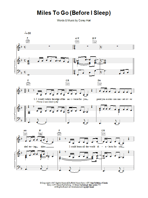 Produktbild zu: Miles To Go Before I Sleep
