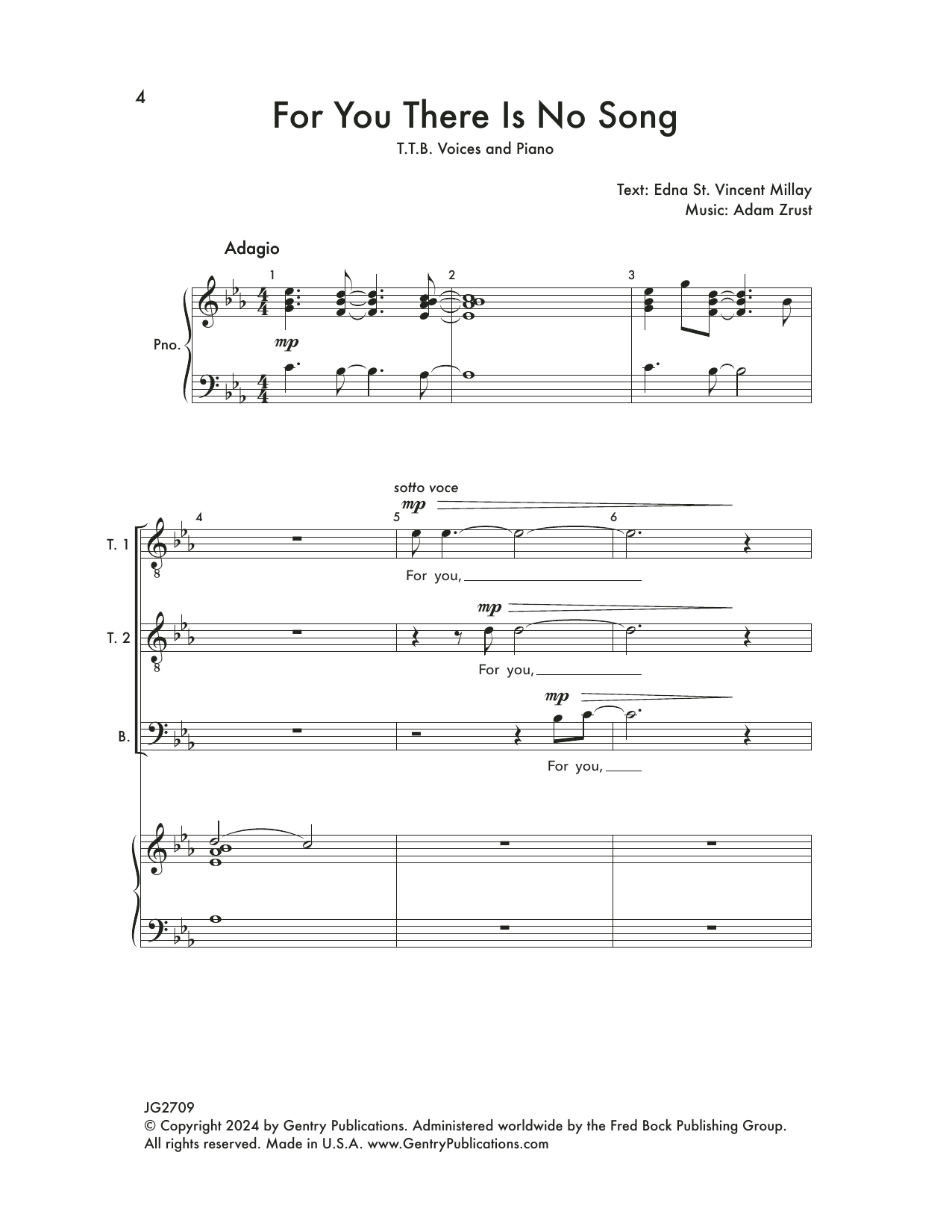Produktbild zu: For You There Is No Song