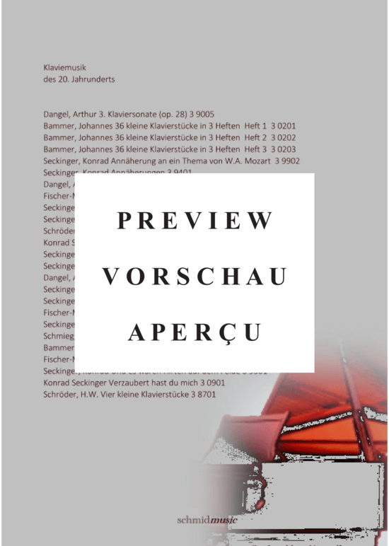 Product gallery: Page 13 of 13 Rondo E Dur , , Piano Solo
