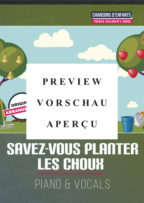 Produktgalerie: Seite 2 von 5 Savez-vous planter les choux, , (Gesang + Klavier)