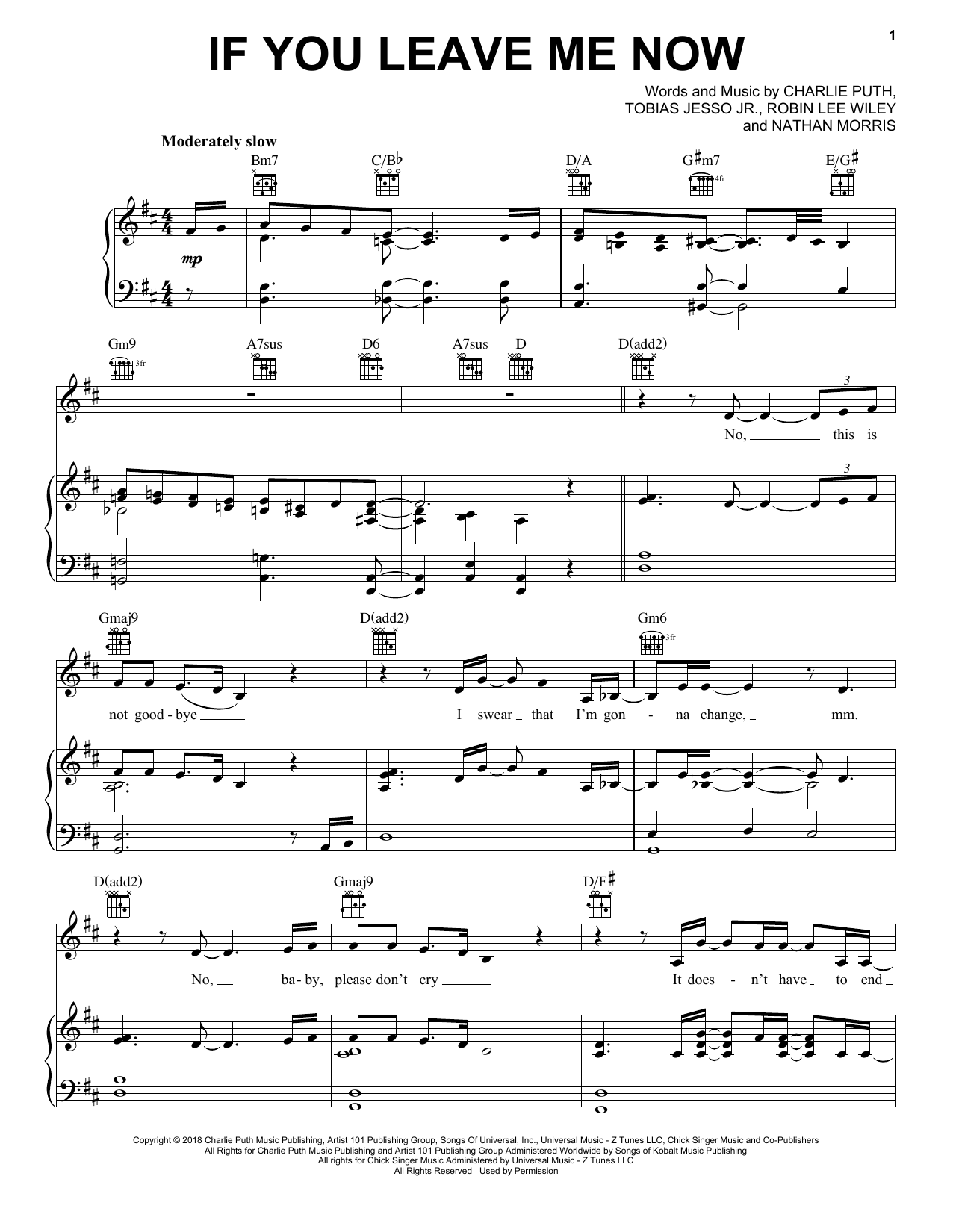 Produktbild zu: If You Leave Me Now