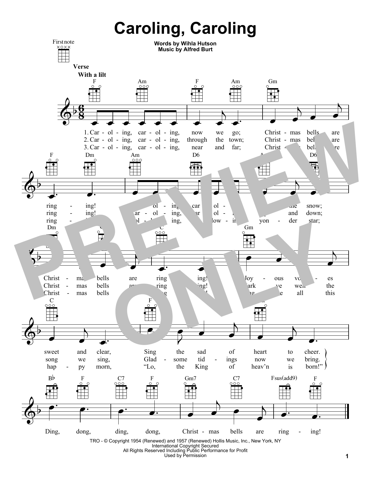 Product gallery: Page 1 of 1 Caroling, Caroling, Wihla Hutson