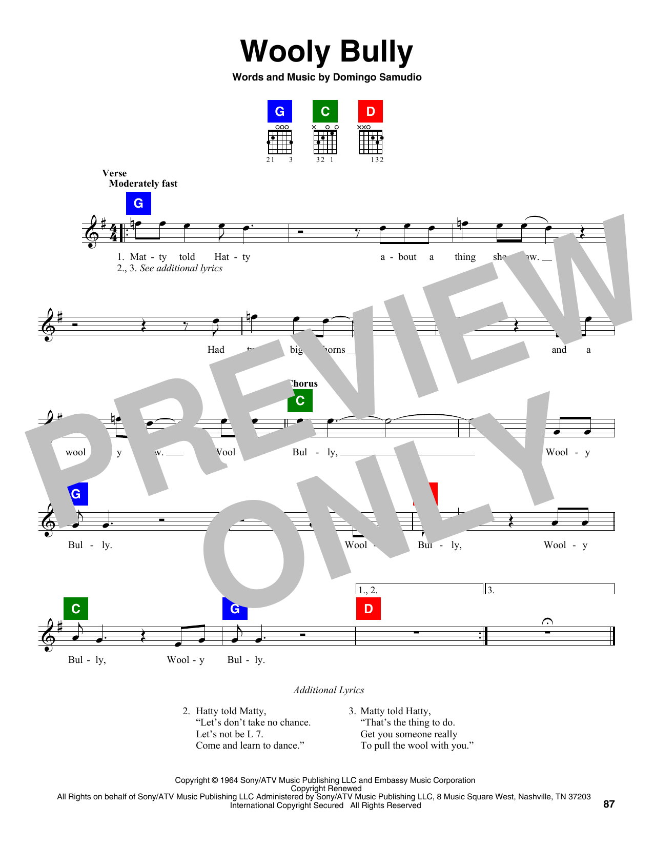 Produktbild zu: Wooly Bully