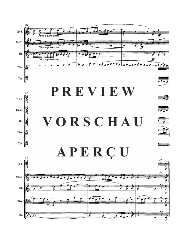 Produktgalerie: Seite 8 von 11 Jesu, Meine Freude, , Blechbläserquintett
