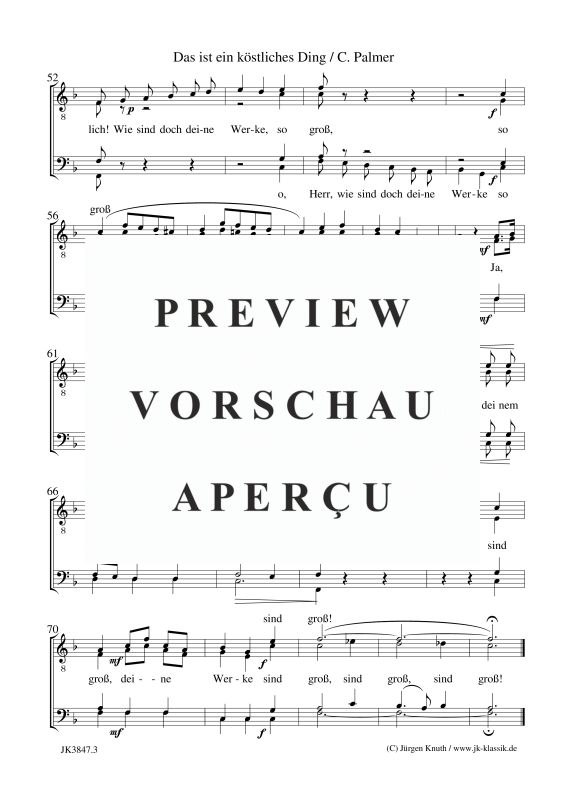 gallery: Das ist ein köstliches Ding, , (male choir)