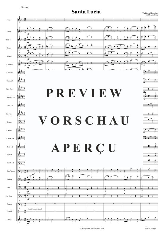 Produktgalerie: Seite 4 von 11 Santa Lucia, , Solo Gesang und Concert Band