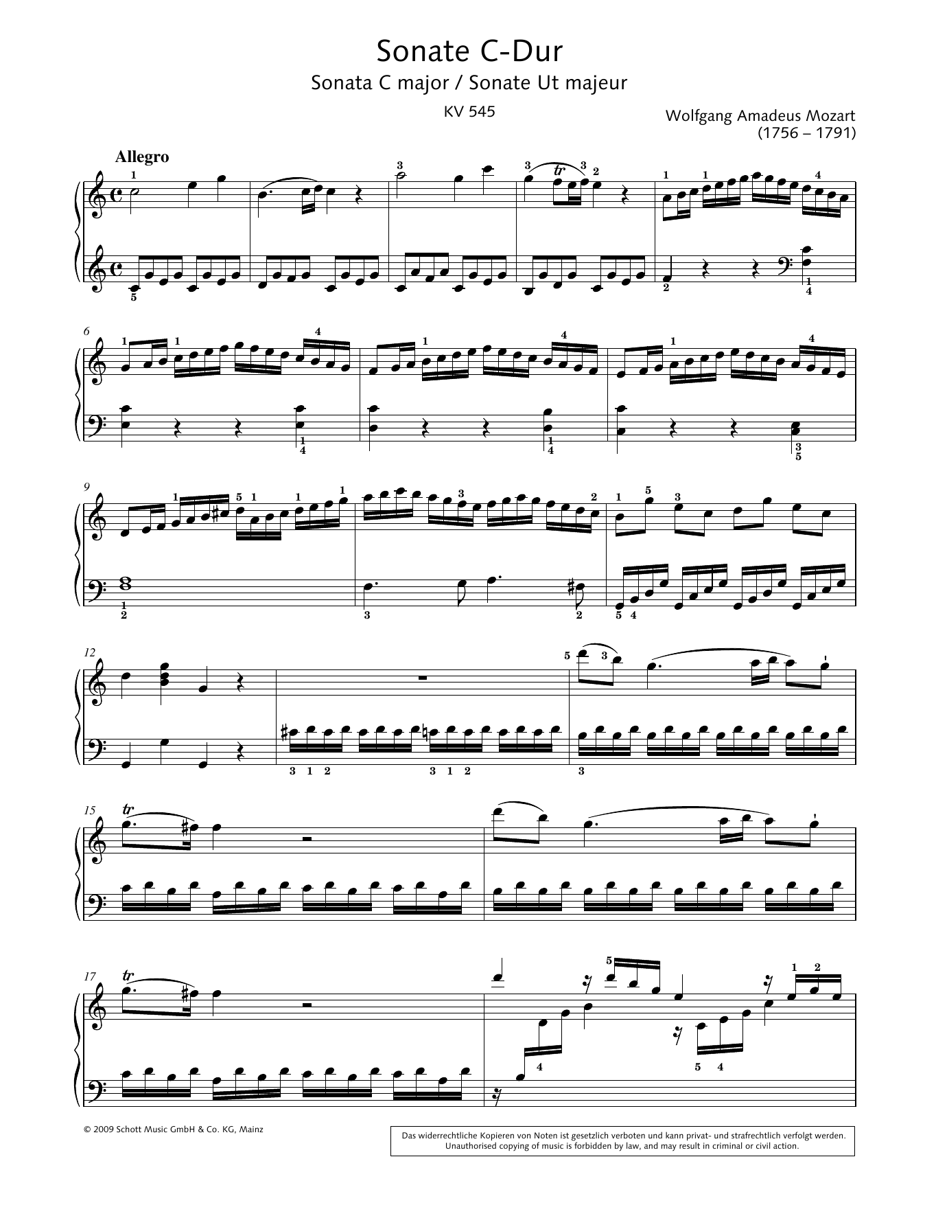 Product gallery: Page 1 of 1 Sonata in C, Hans-Gunter Heumann
