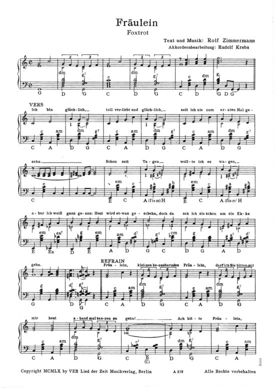 Product picture to: Fräulein Foxtrot