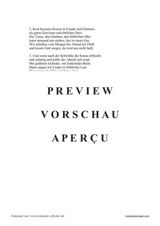 Product gallery: Page 3 of 3 Auf Bergen, da wehen die Winde so frisch , , Piano and Voice
