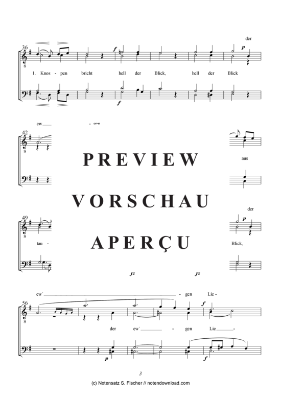 Product gallery: Page 4 of 5 Frühlingsandacht , , (male choir)