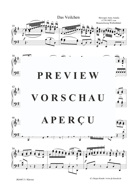 Produktgalerie: Seite 10 von 11 Das Veilchen, , Gesang hoch und Klavier