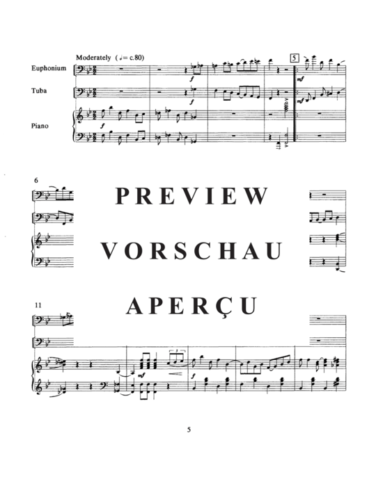 Produktgalerie: Seite 7 von 21 Song and Dance , , (Euphonium, Tuba + Klavier)