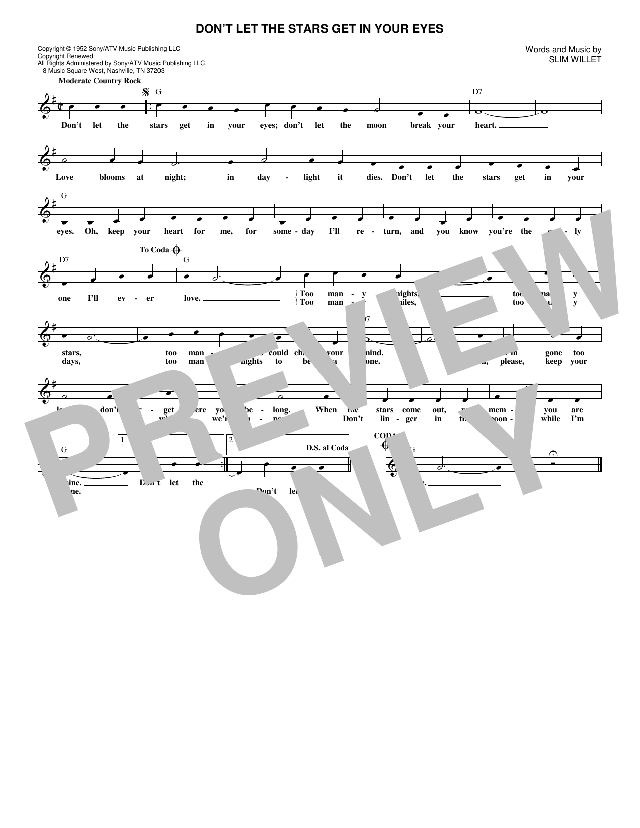 Produktbild zu: Don't Let The Stars Get In Your Eyes