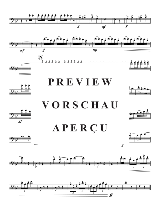 Product gallery: Page 20 of 21 March Militaire Francaise , , (Tuba Quartet: 2x Baritone, 2xTuba)