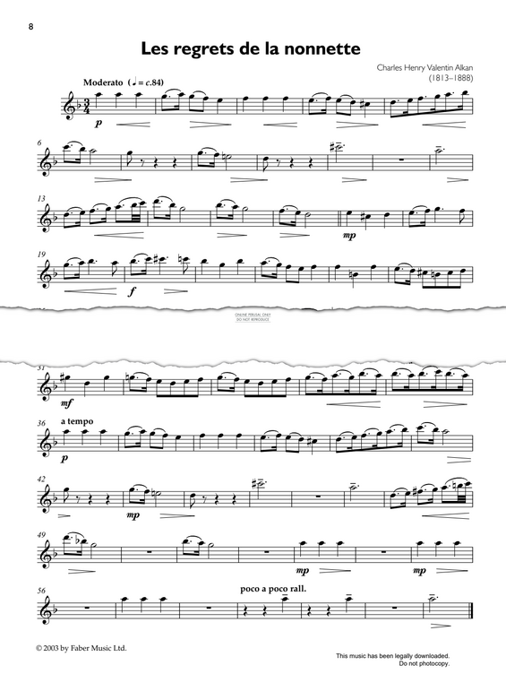 Product gallery: Page 1 of 1 Les regrets de la nonnette, Charles-Valentin Alkan