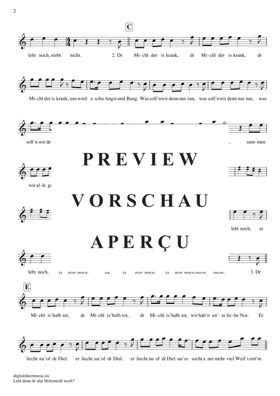 Produktgalerie: Seite 3 von 4 Lebt denn der alte Holzmichl noch , De Randfichten, (Oboe)