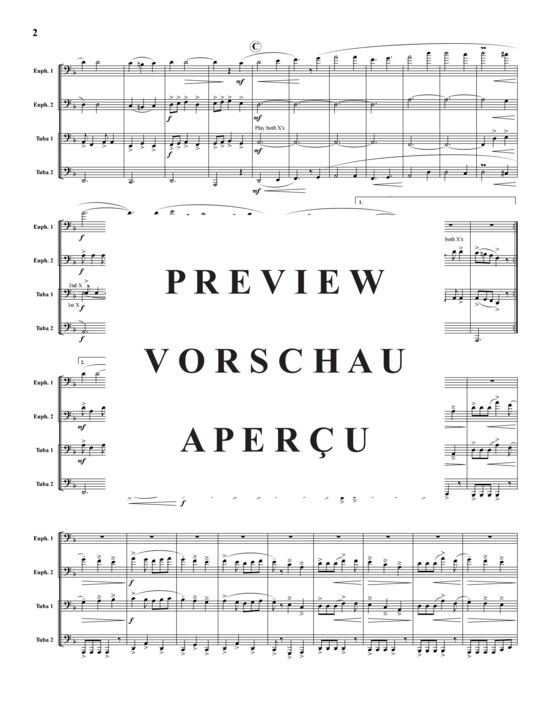 Product gallery: Page 3 of 17 While Soft Winds Shake the Barley , , (Tuba Quartet: 2x Baritone, 2xTuba)