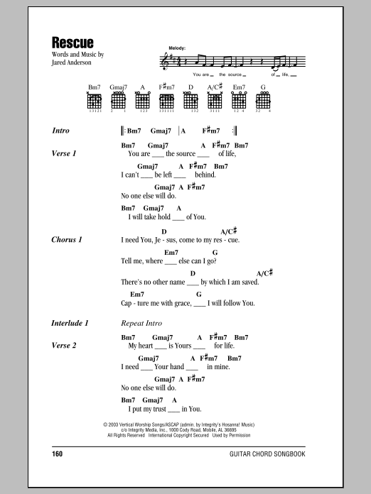Product picture to:  Rescue - Jared Anderson