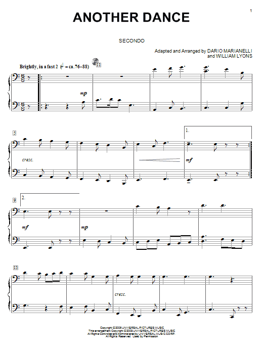 Product picture to: Another Dance (from Pride And Prejudice) (arr. Carol Klose)