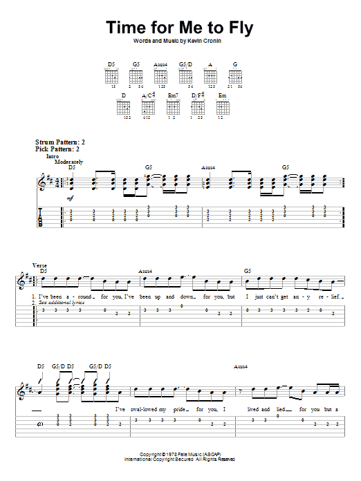 Product gallery: Page 1 of 1 Time For Me To Fly, REO Speedwagon