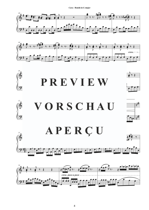 Produktgalerie: Seite 5 von 7 Rondo in G-Dur, , Klavier Solo