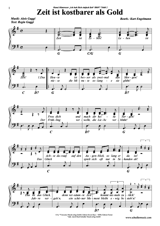 Produktbild zu: Zeit ist kostbarer als Gold Hansi Hinterseer