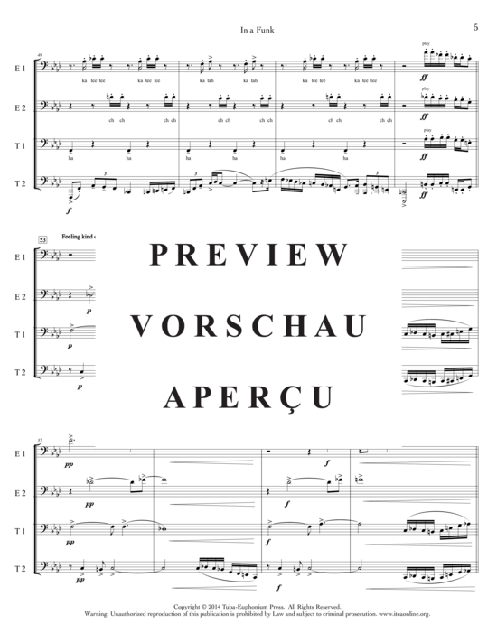 Product gallery: Page 7 of 21 In a Funk , , (Tuba Quartett EETT)