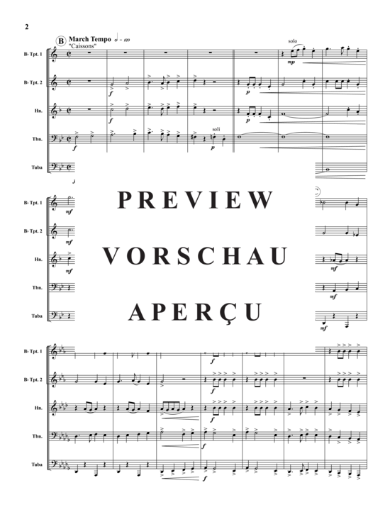 Produktgalerie: Seite 3 von 18 Americana Medley II , , (Blechbläserquintett)