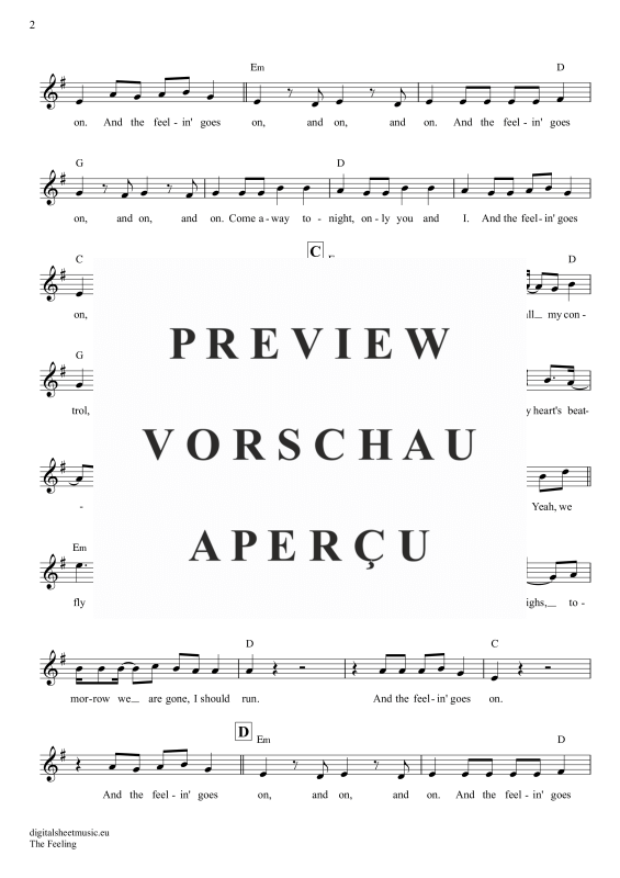 Product gallery: Page 3 of 4 The Feeling, Frequencies, Lost, (Keyboard)