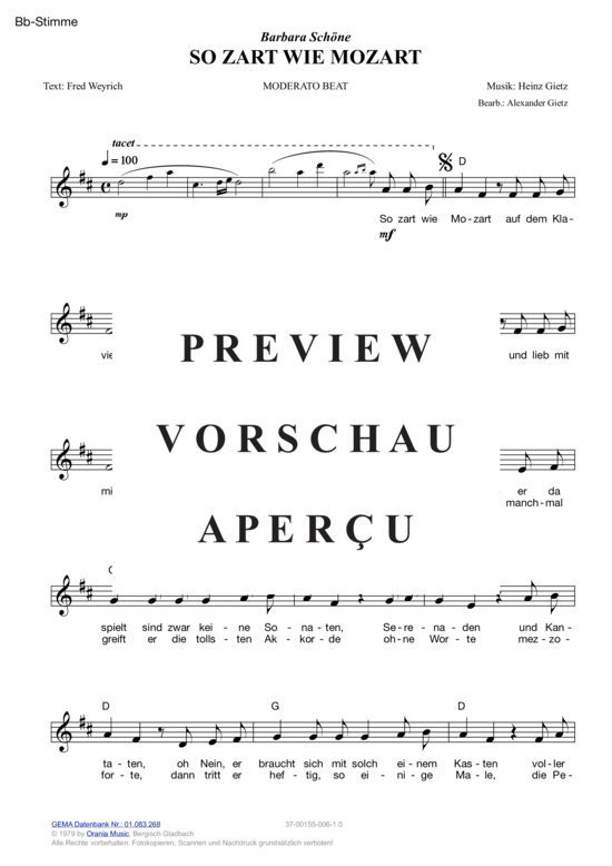 Produktgalerie: Seite 7 von 15 So zart wie Mozart , Schöne, Barbara, (Melodie-Stimmen in C/B/Es)