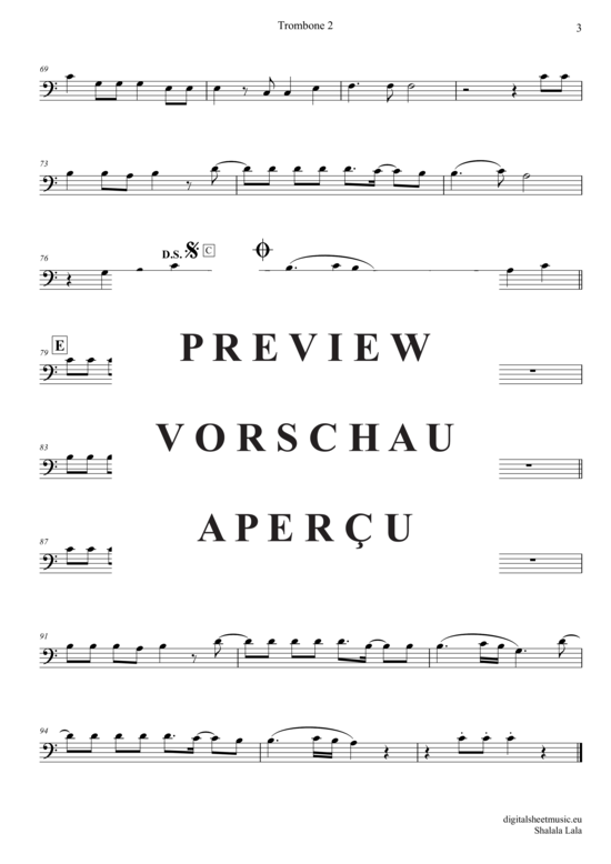 Product gallery: Page 13 of 21 Shalala Lala , Vengaboys, (Trombone Trio + Piano)