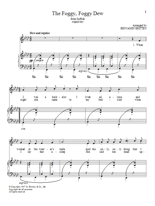 Produktbild zu: The Foggy, Foggy Dew