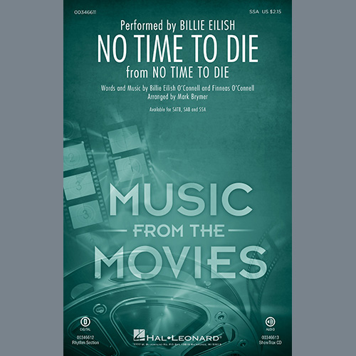 Produktbild zu: No Time To Die (arr. Mark Brymer)