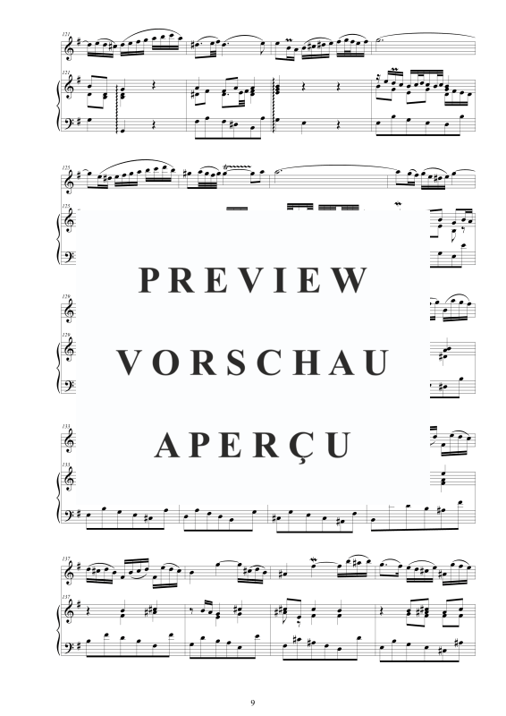 Product gallery: Page 10 of 11 Violin Sonate in E-Moll BWV 1034R, , Violin and Harpsichord/Piano