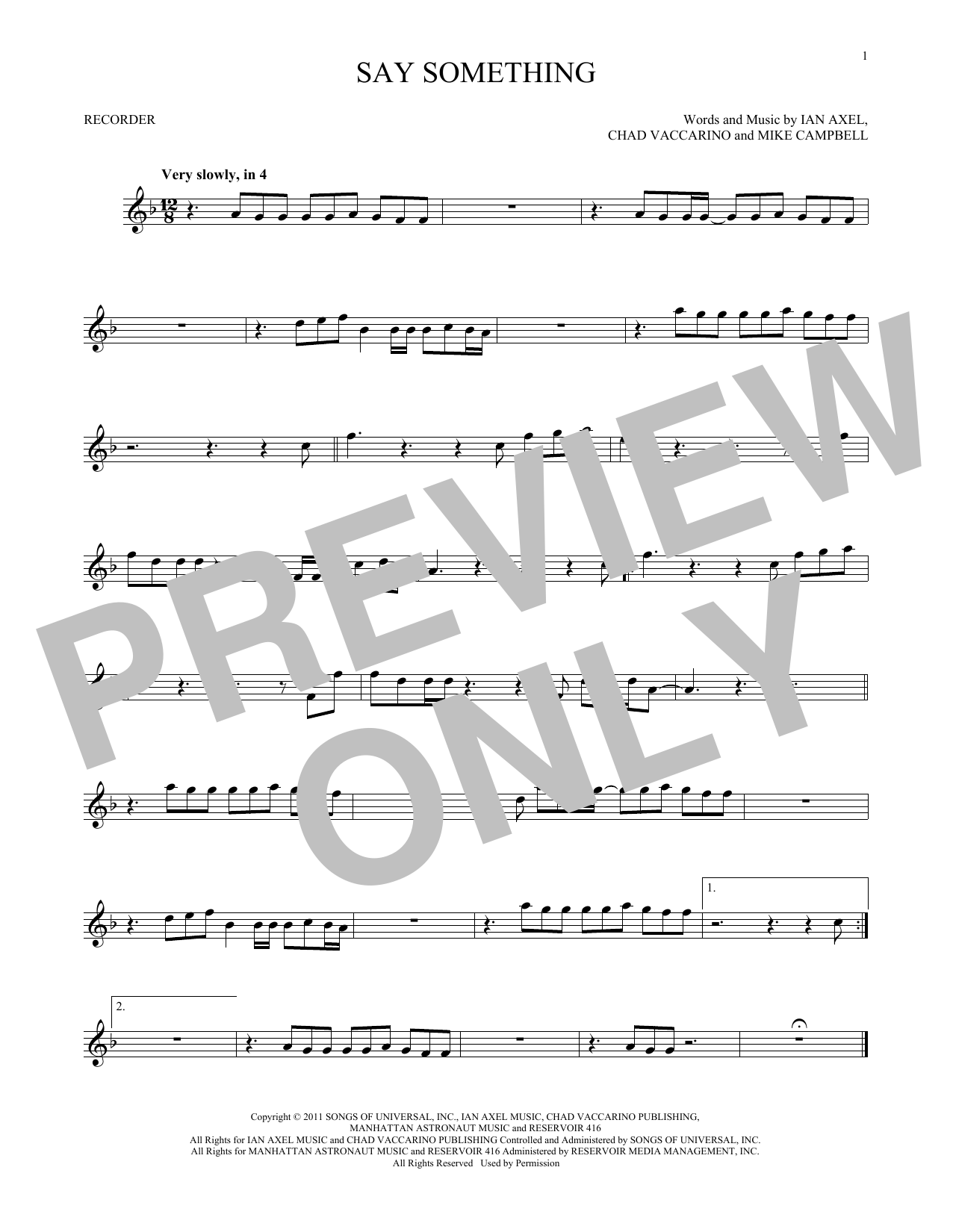 Product gallery: Page 1 of 1 Say Something, A Great Big World