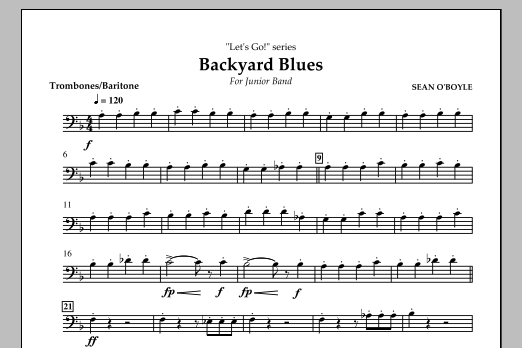 Produktbild zu:  Backyard Blues - Trombone/Baritone B.C. - 