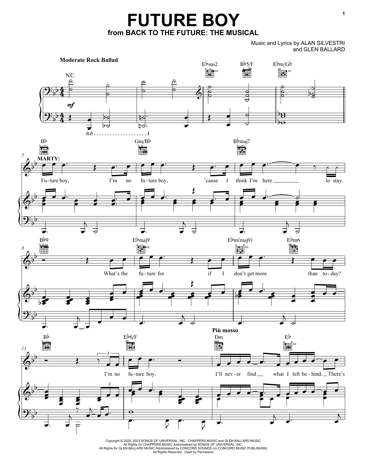 Produktbild zu: Future Boy (from Back To The Future: The Musical)