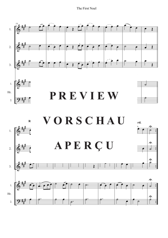 Produktgalerie: Seite 9 von 11 The First Noel , , (flexibles Quintett)