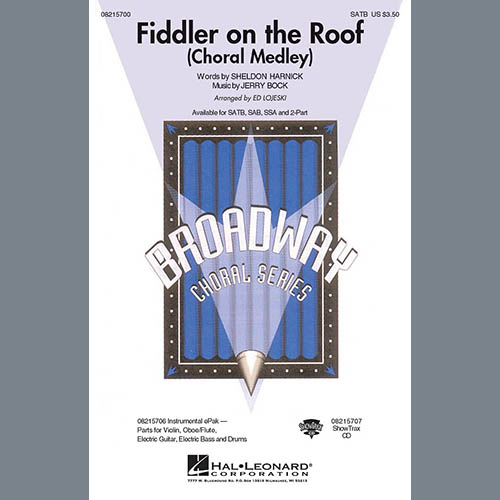 Produktbild zu: Fiddler On The Roof (Choral Medley) (arr. Ed Lojeski)