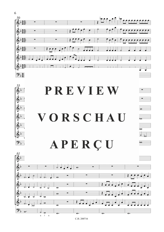 gallery: Sonata a 6 Violinen und Bc , , (Violinen Sextett)
