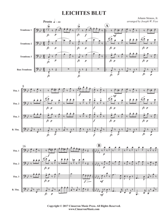 Product picture to: Leichtes Blut Johann Strauss