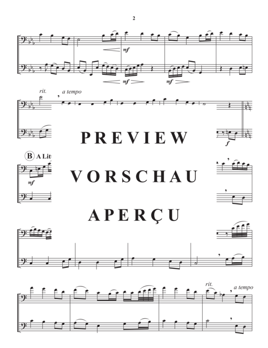 Product gallery: Page 4 of 11 Fantasy on Come Thou Fount , , (Duet for euphonium + tuba)