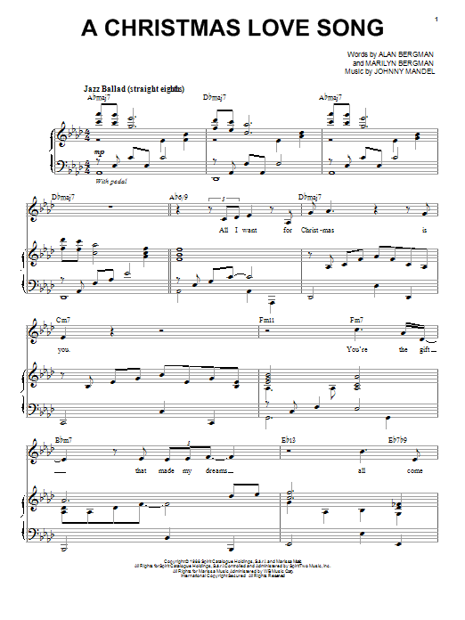 Product picture to: A Christmas Love Song