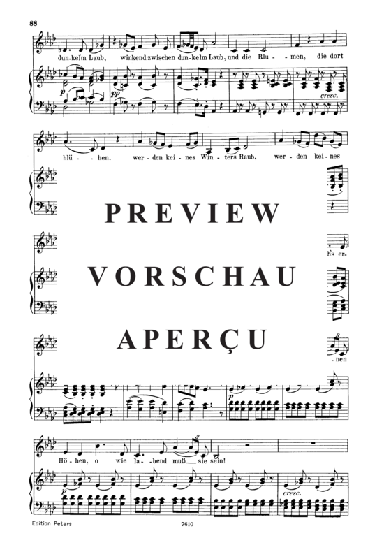 Product gallery: Page 4 of 7 Sehnsucht D.636 Aus dieses Tales Gründen in A Moll, , Low Voice and Piano