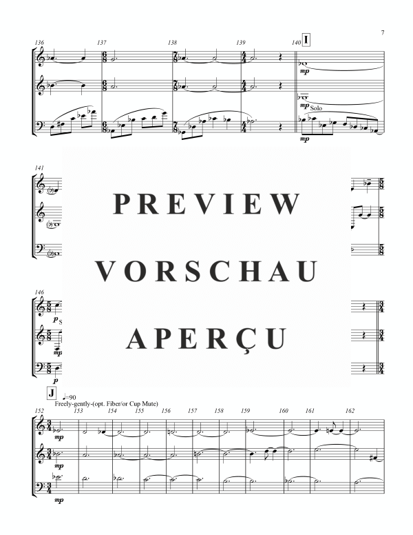 Produktgalerie: Seite 10 von 11 Whimsies, , (Blechbläser Trio Trompete in C, Horn in F + Posaune)