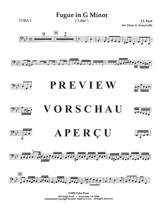 Product gallery: Page 16 of 18 Fugue in G Minor (Little) , ,  (Tuba Quartett EETT)