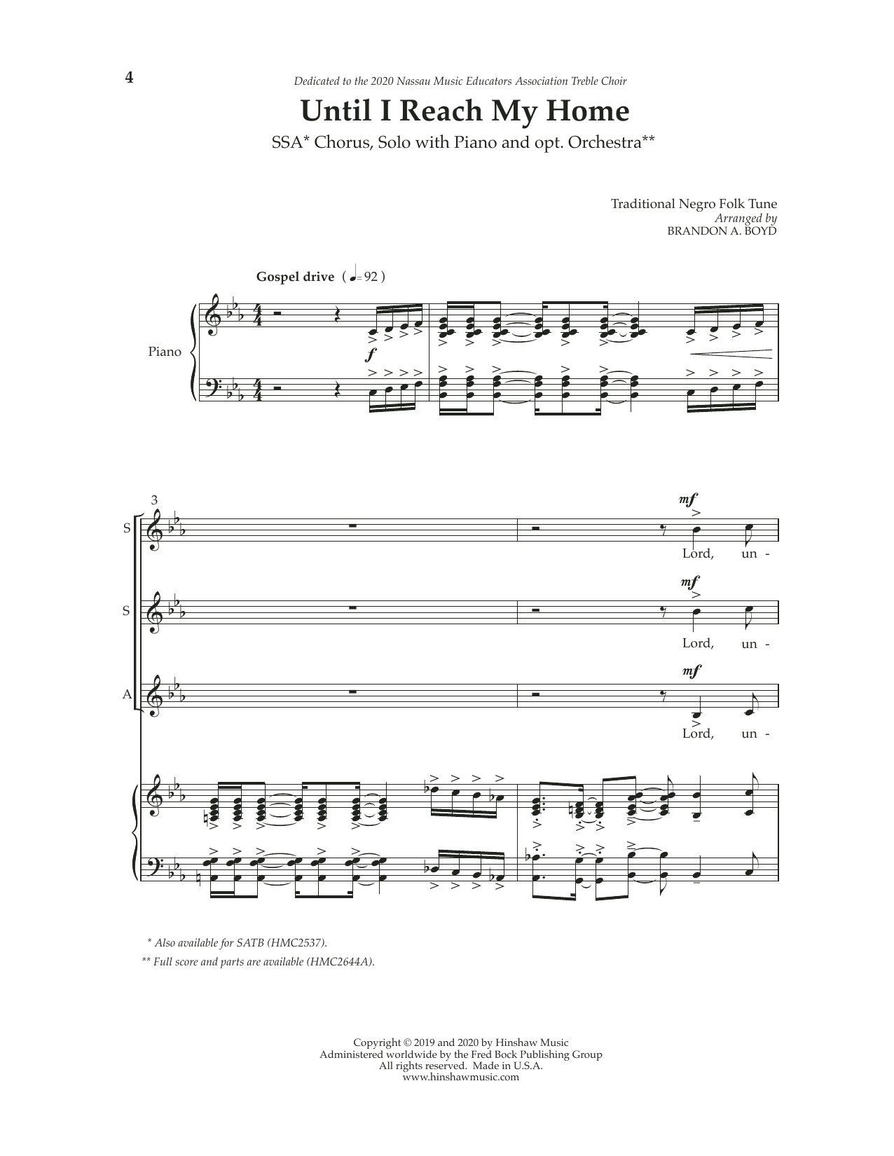 Produktgalerie: Seite 1 von 1 Until I Reach My Home, Brandon Boyd, Chor