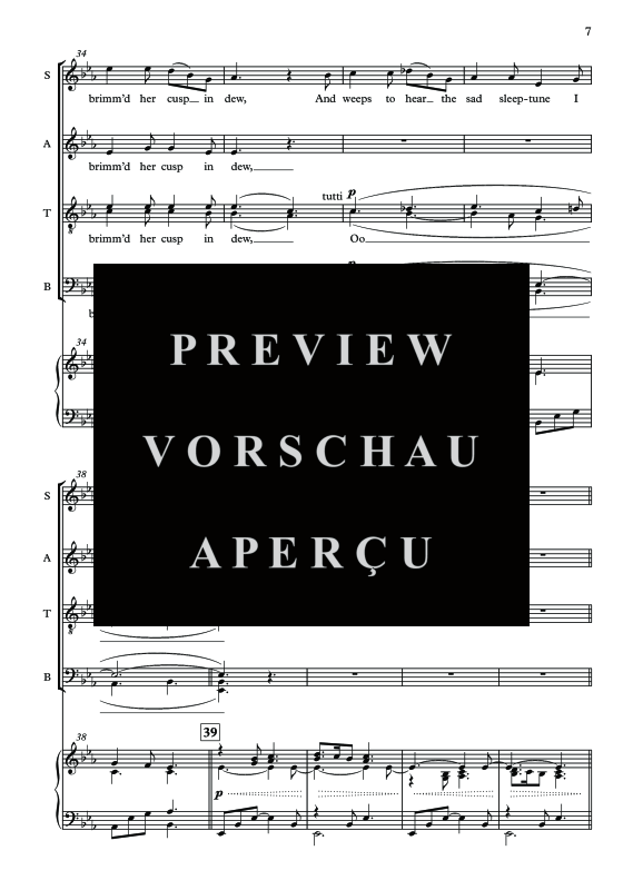 Produktgalerie: Seite 8 von 11 The Gartan Mother's Lullaby, , Gemischter Chor und Klavier/Harfe